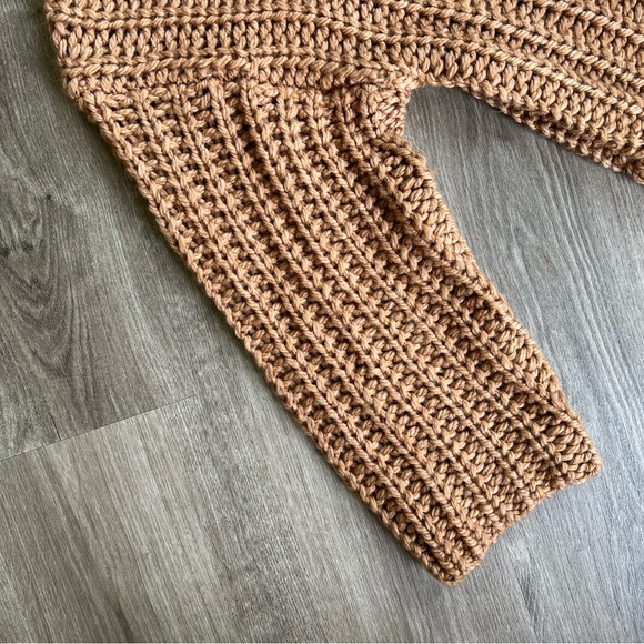 Zara Camel Knit Sweater Small with tags - Picture 6 of 13